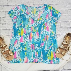 Lilly Pulitzer Beach and Bae Meredith T-shirt